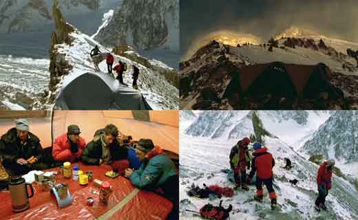 Broad Peak Trekking Guidebook -
Broad Peak Camp 1, Camp 2, Waiting Out The Storm At Base Camp, Camp 1 Is Destroyed - El Territorio del Leopardo (Al Filo de lo Imposible) DVD
